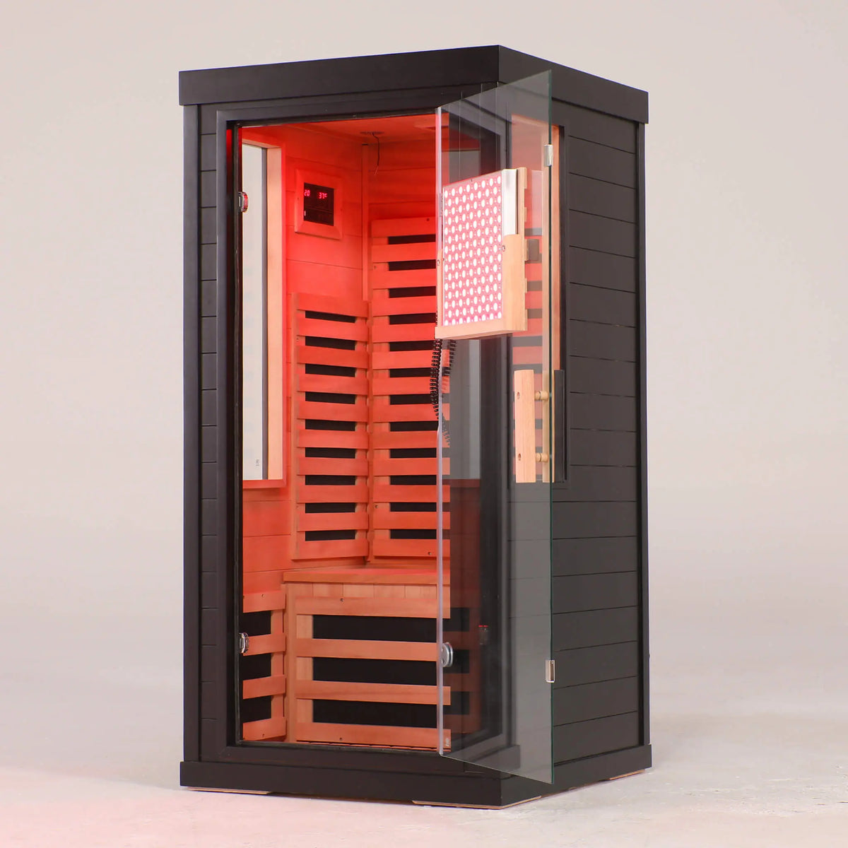 Aurelo 2-Person Low EMF Indoor Infrared Sauna With Red Light Therapy (SAK37542) SAKSBY WHOLESALE