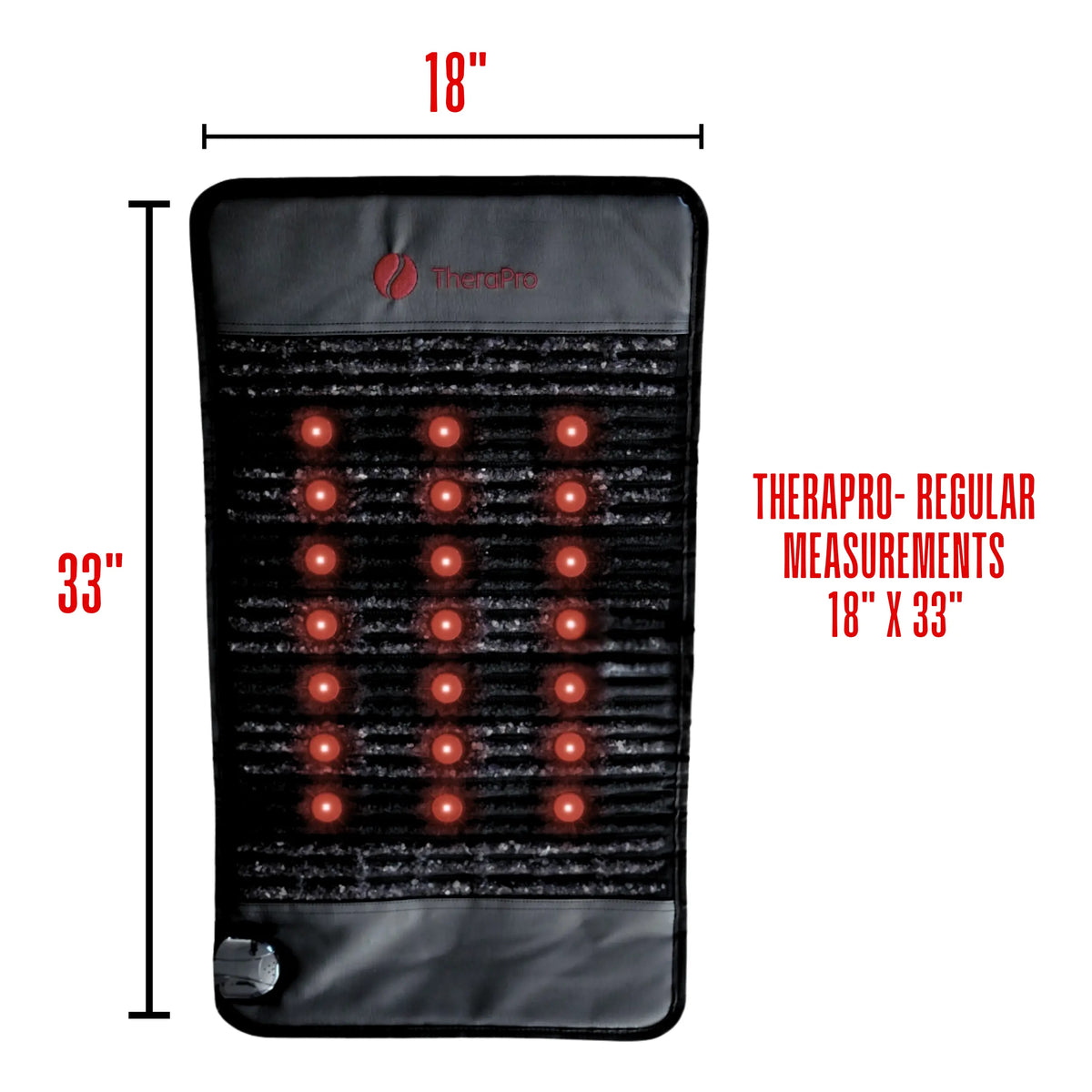 TheraPro™ PEMF, Infrared & Red Light Therapy Recovery Pad – Regular (Ships within two weeks) Therasage
