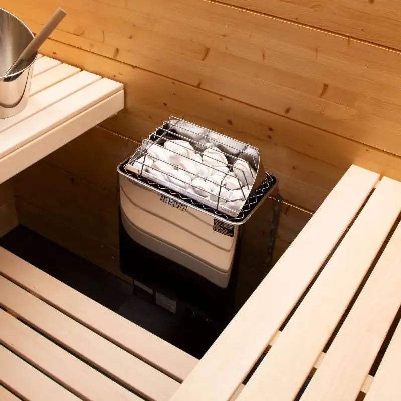 Harvia KIP45W Stainless Steel 4.5KW Sauna Heater - Finnish Sauna Builders Finnish Sauna Builders