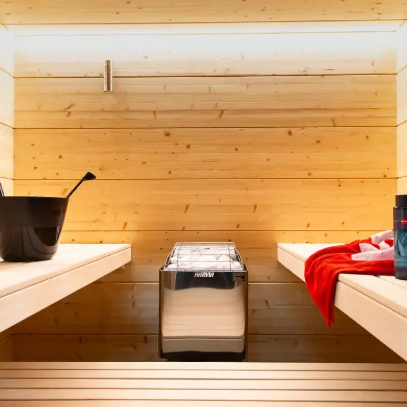 Harvia KIP45W Stainless Steel 4.5KW Sauna Heater - Finnish Sauna Builders Finnish Sauna Builders