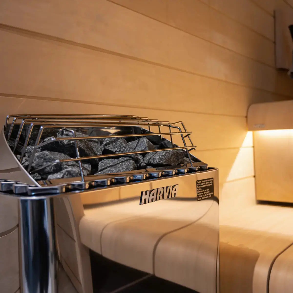 Harvia KIP60W Stainless Steel 6KW Sauna Heater - Finnish Sauna Builders Finnish Sauna Builders