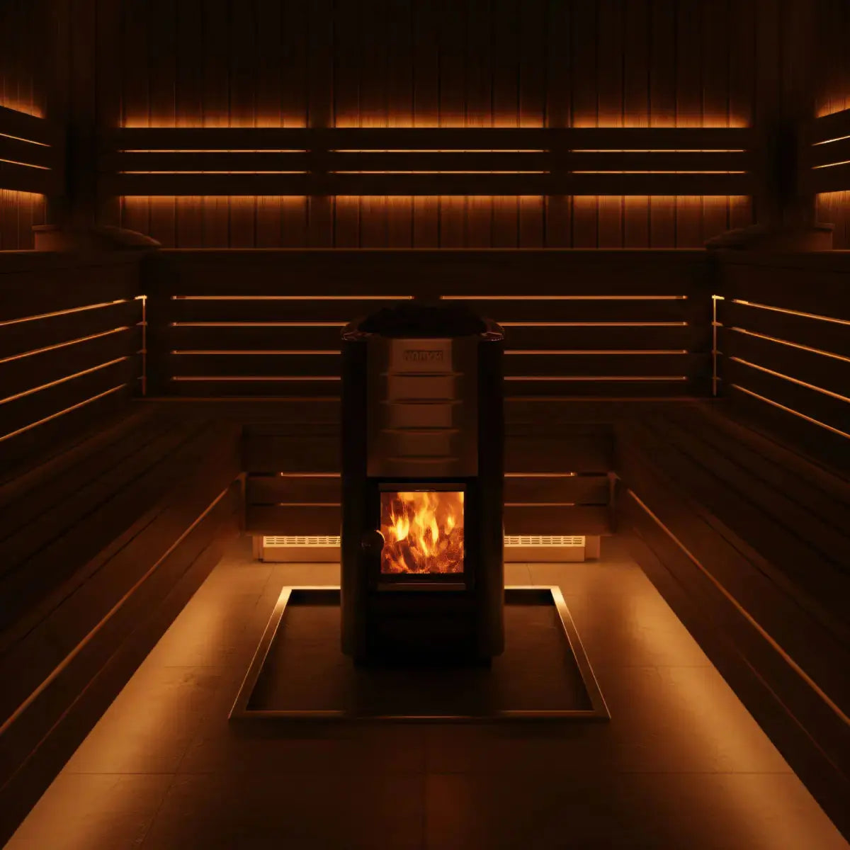Harvia M3 WKM3 Wood Burning Sauna Stove - Finnish Sauna Builders Finnish Sauna Builders
