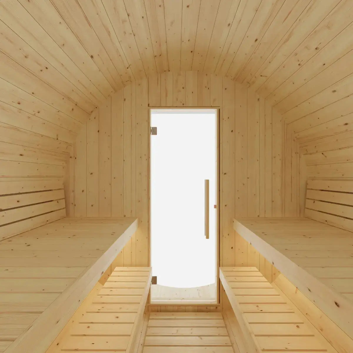 Helsinki Finnish Barrel Sauna with Terrace and WiFi Heater - Finnish Sauna Builders Finnish Sauna Builders
