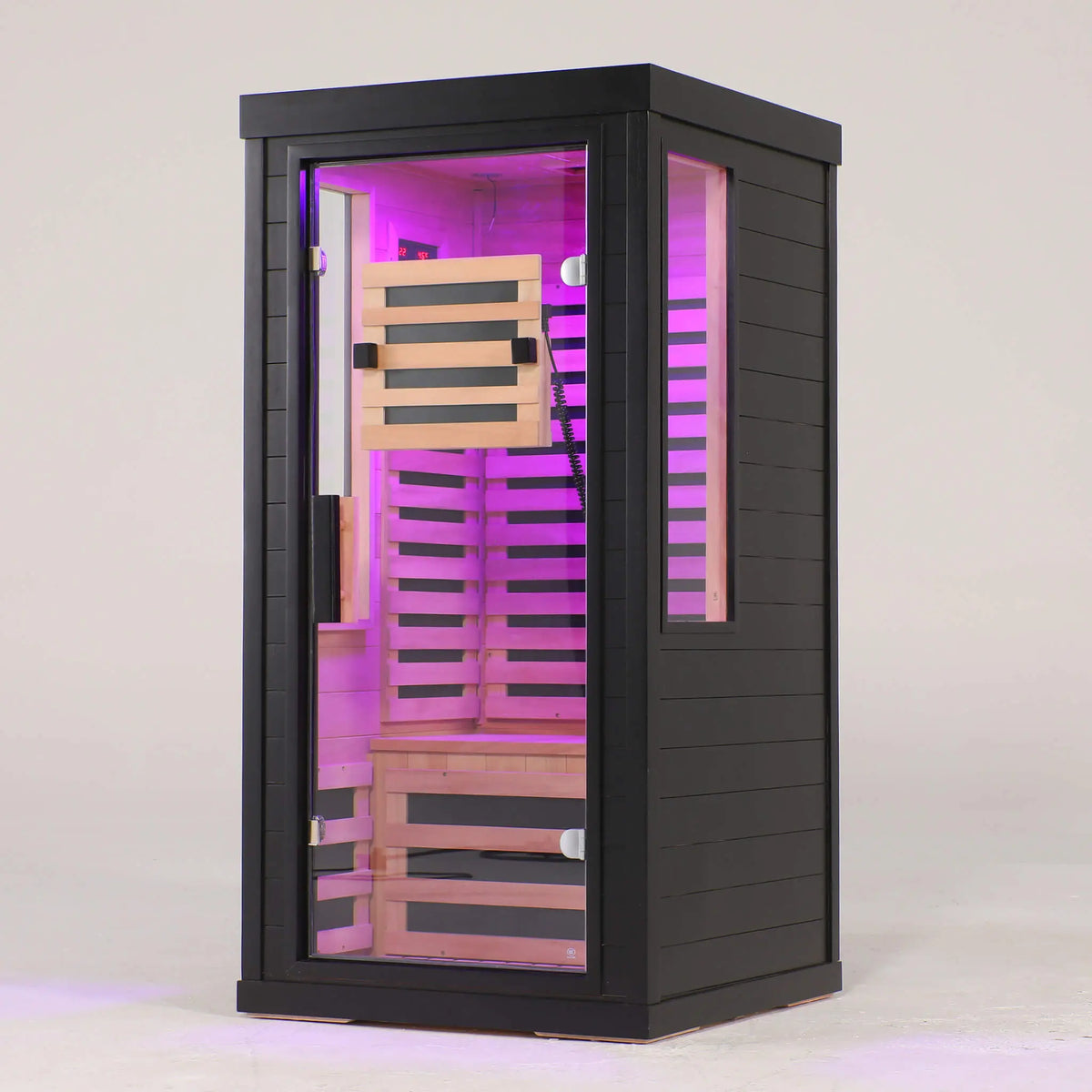 Aurelo 2-Person Low EMF Indoor Infrared Sauna With Red Light Therapy (SAK37542) SAKSBY WHOLESALE