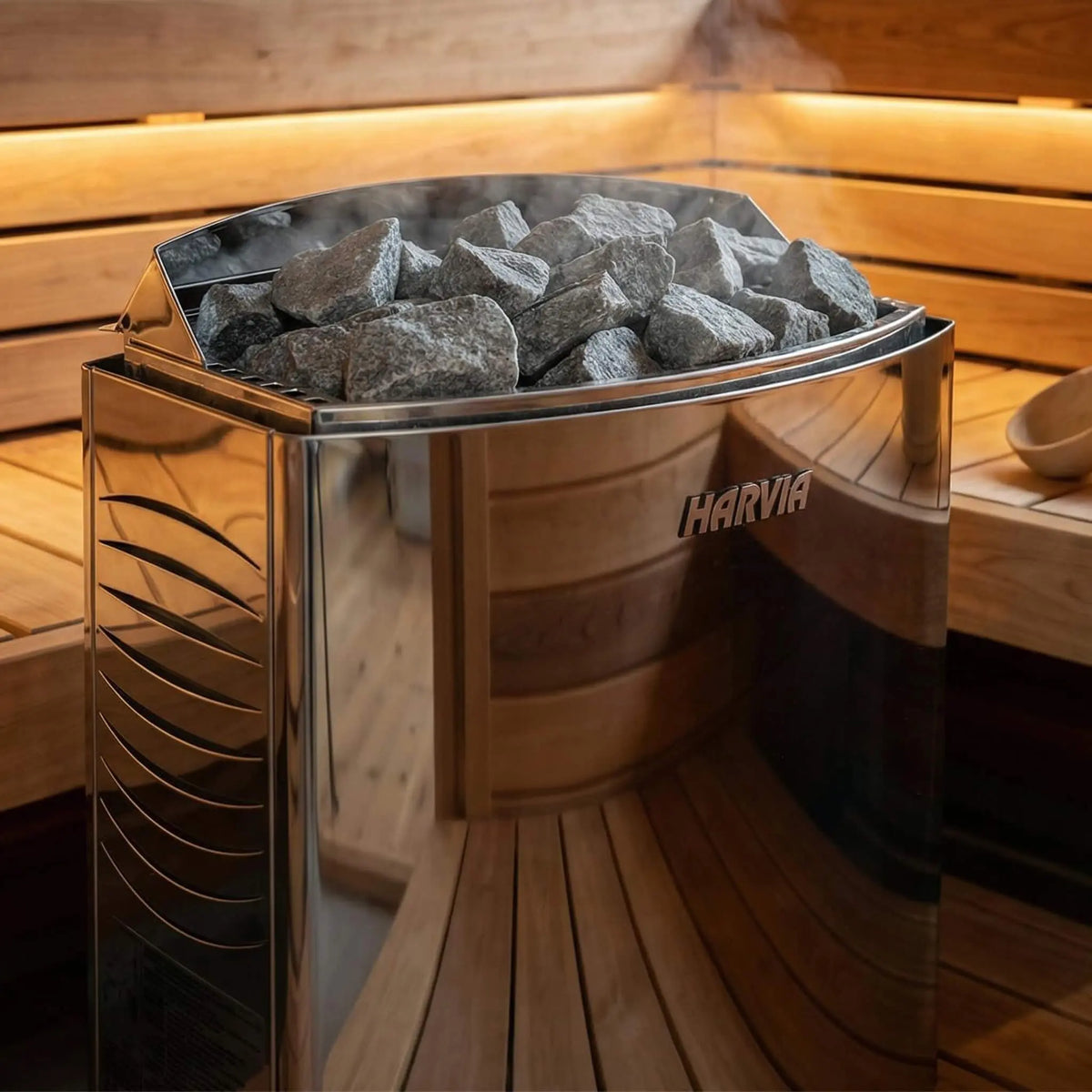 Elvaria 4-Person Indoor Canadian Red Cedar Infrared And Steam Sauna With 6KW Harvia Heater [Made-To-Order] (SAK93528) SAKSBY WHOLESALE