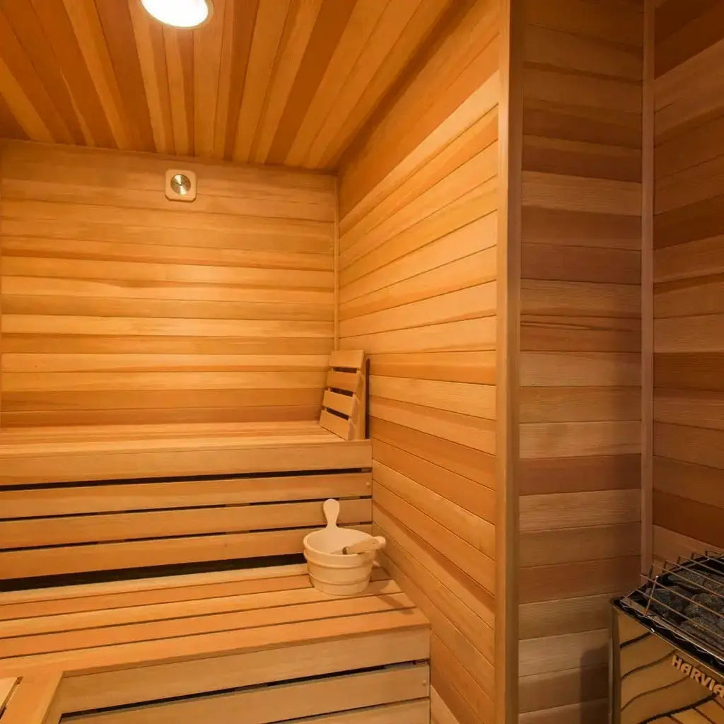 Carbon Smart Saunas - 7' x 10' x 8' - by Finnish Sauna Builders Finnish Sauna Builders