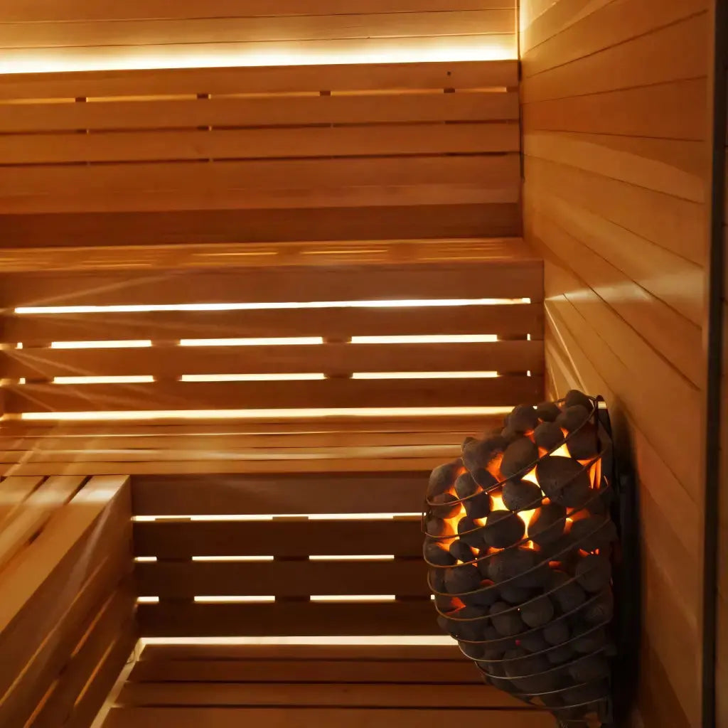 Carbon Smart Saunas - 6' x 9' x 8' - by Finnish Sauna Builders Finnish Sauna Builders