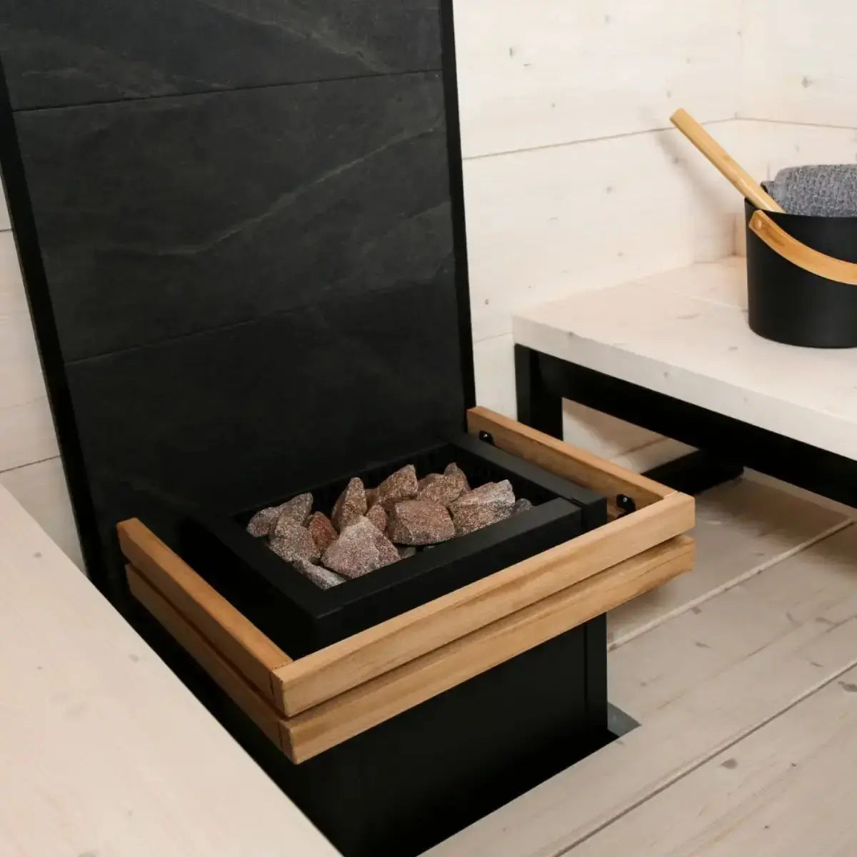 Harvia Virta 10.5KW Ultimate Sauna Heater with WiFi Digital Control, Sauna Stones and Heater Guard - Finnish Sauna Builders Finnish Sauna Builders
