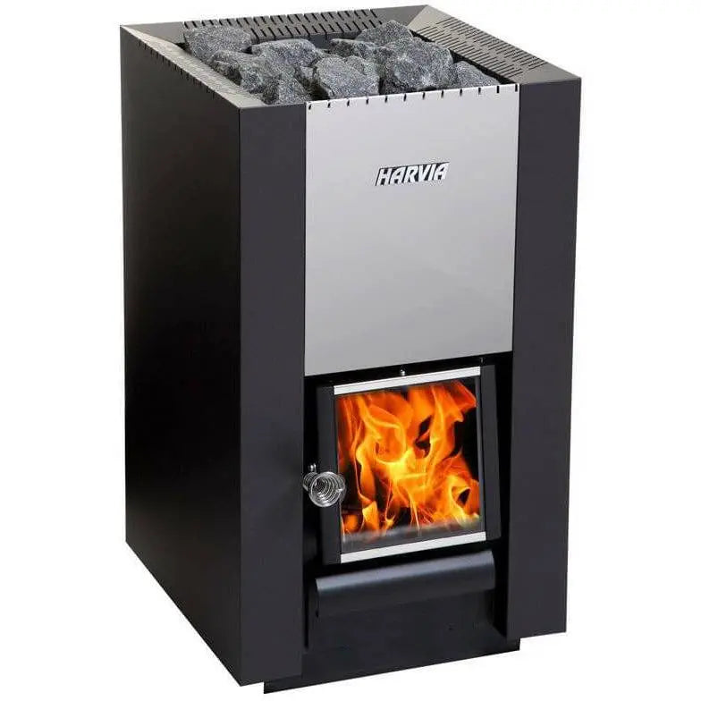 Harvia Linear 16 WK160C Wood Burning Sauna Stove - Finnish Sauna Builders Finnish Sauna Builders