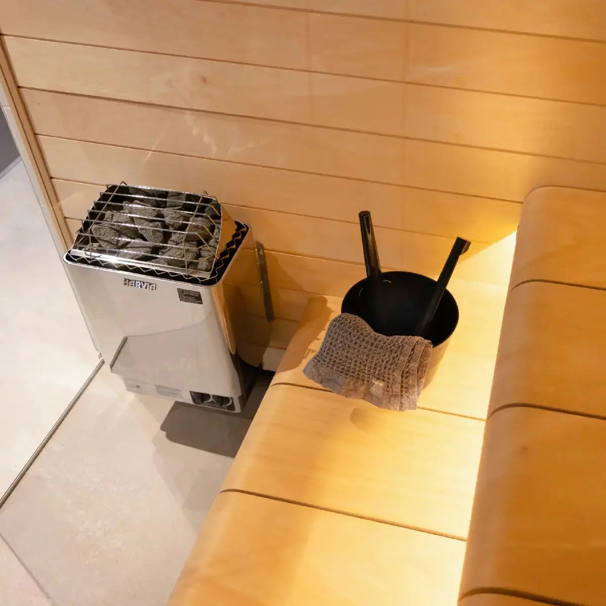 Harvia KIP60W Stainless Steel 6KW Sauna Heater - Finnish Sauna Builders Finnish Sauna Builders