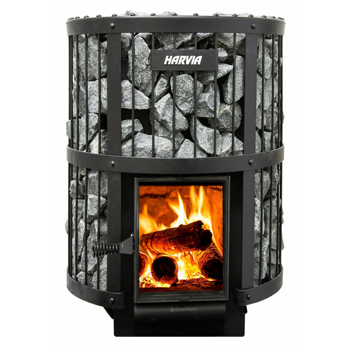 Harvia Legend 240 Greenflame Wood Burning Sauna Stove - Finnish Sauna Builders Finnish Sauna Builders
