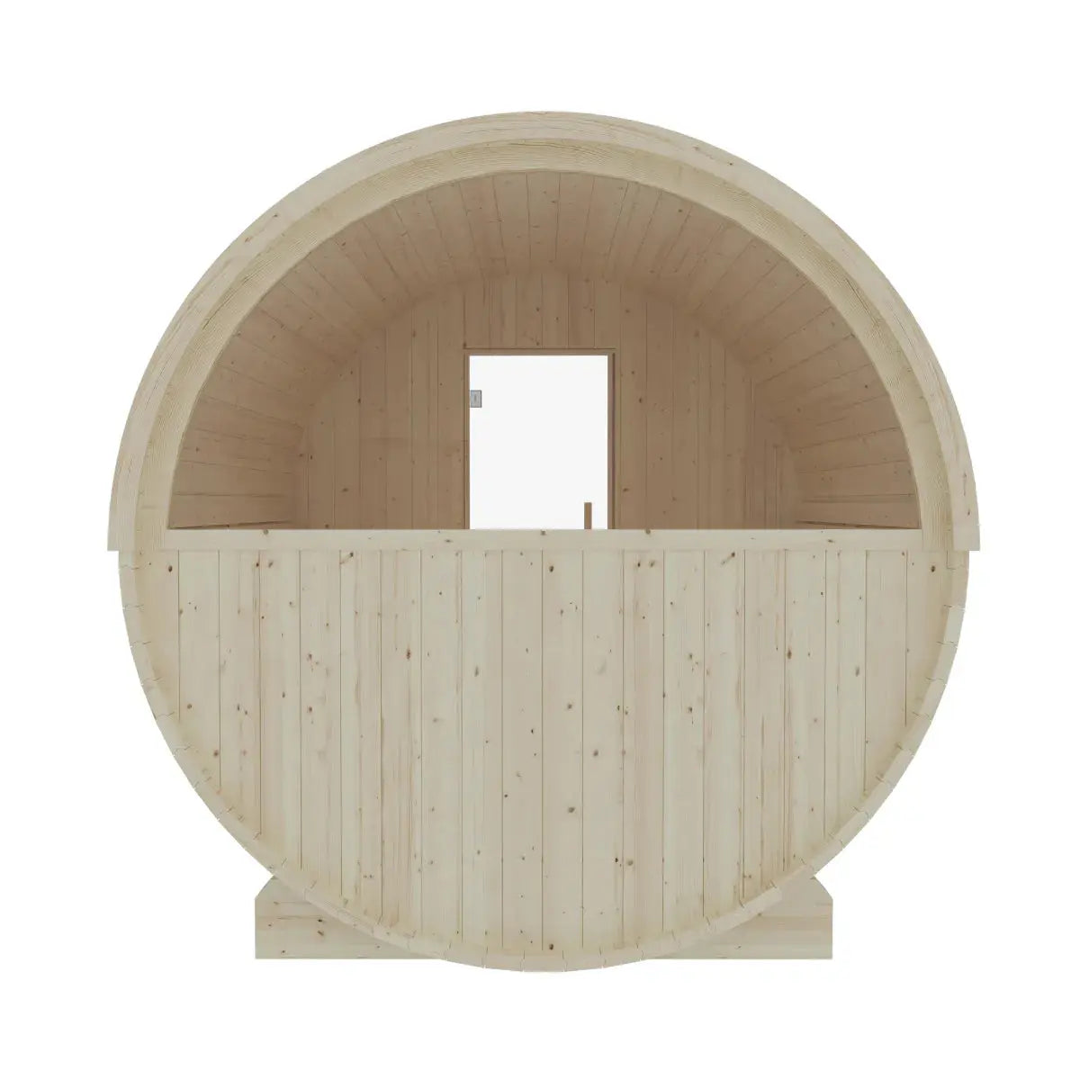 Helsinki Finnish Barrel Sauna with Terrace and WiFi Heater - Finnish Sauna Builders Finnish Sauna Builders