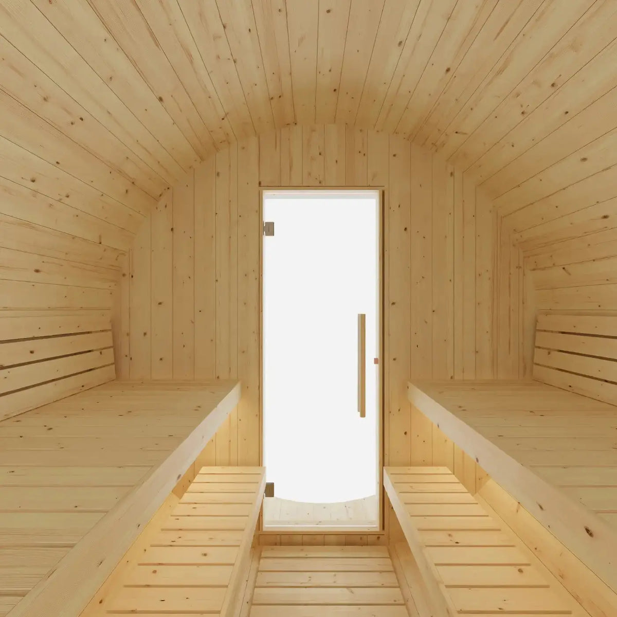Tampere Finnish Barrel Sauna with WiFi Heater - Finnish Sauna Builders Finnish Sauna Builders