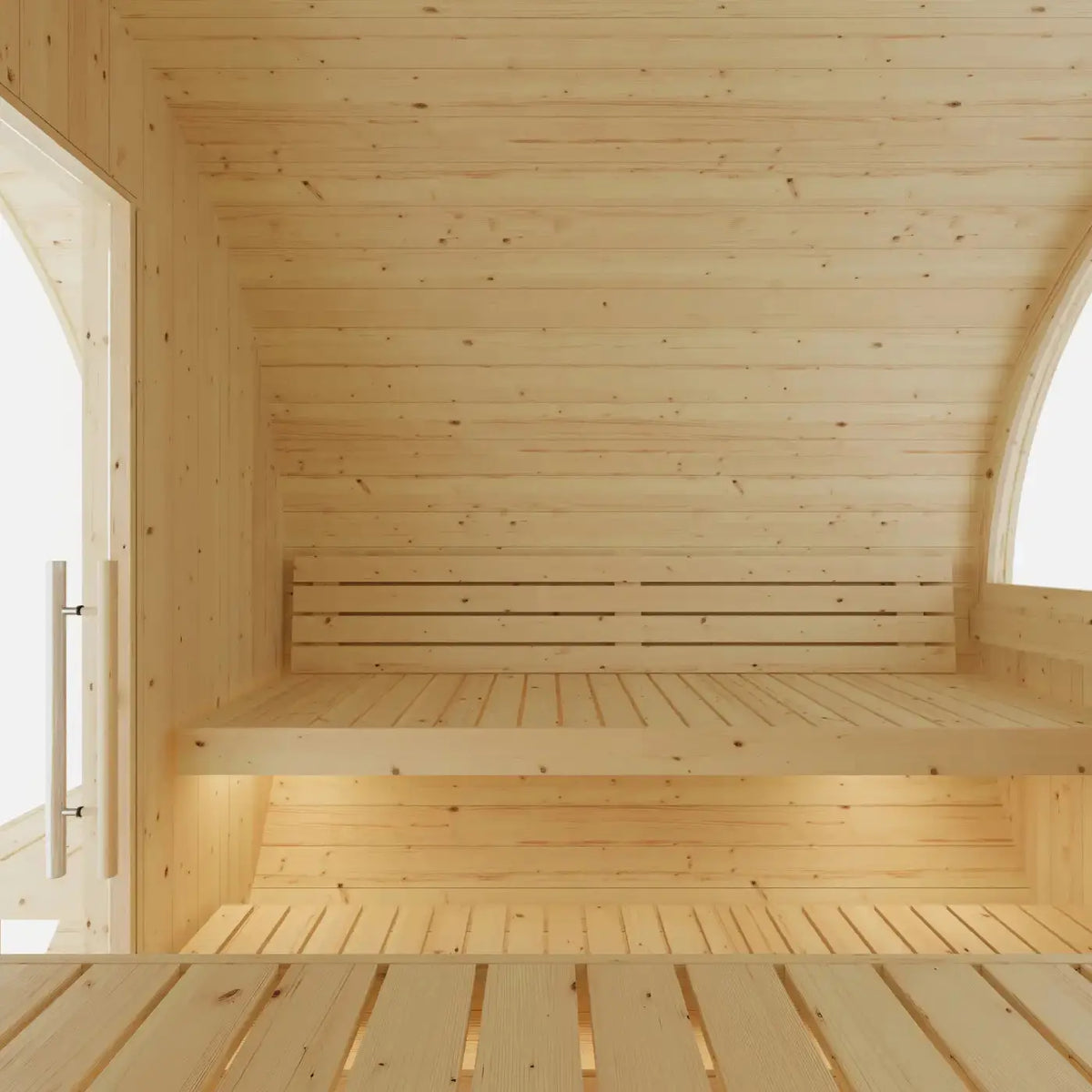 Tampere Finnish Barrel Sauna with WiFi Heater - Finnish Sauna Builders Finnish Sauna Builders