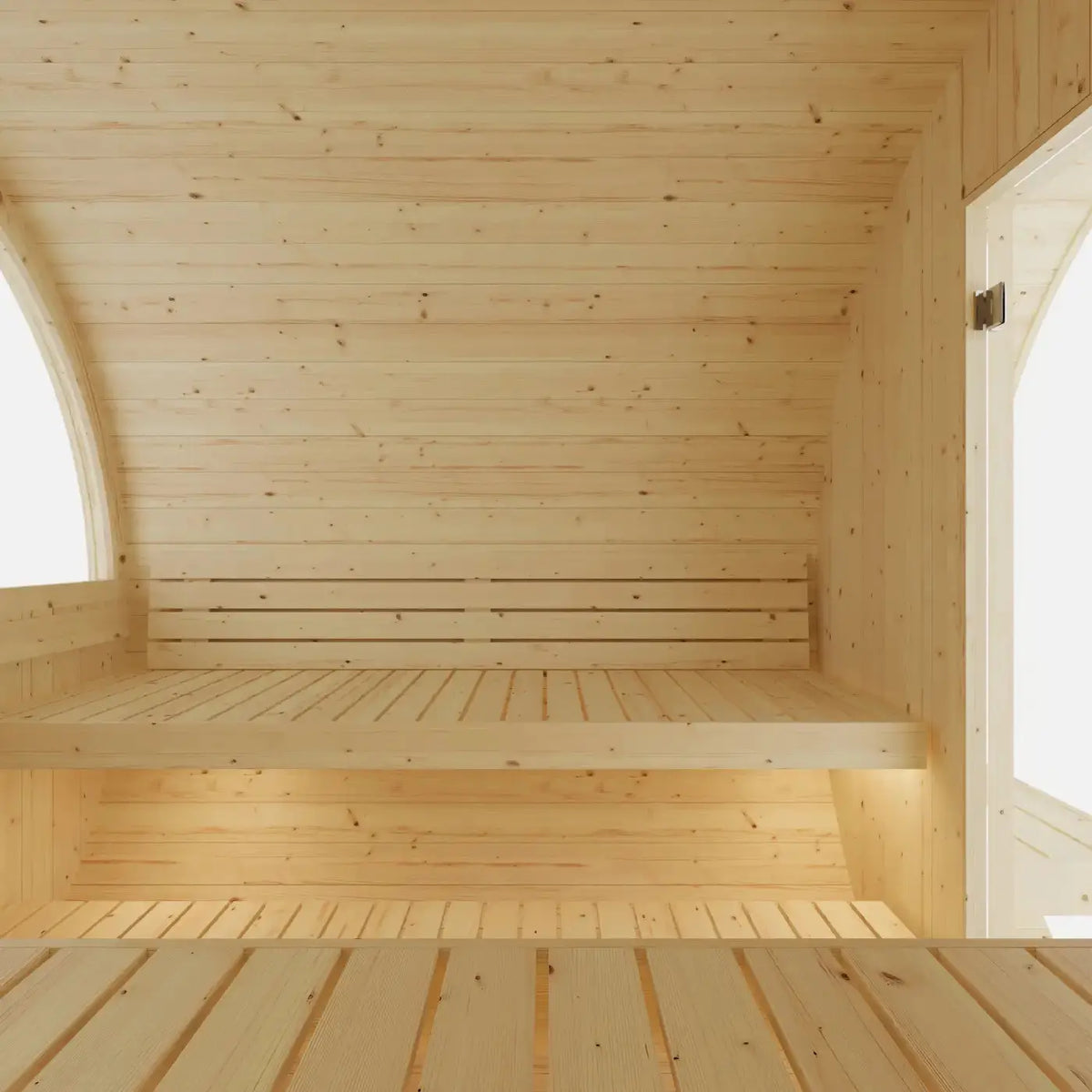 Tampere Finnish Barrel Sauna with WiFi Heater - Finnish Sauna Builders Finnish Sauna Builders