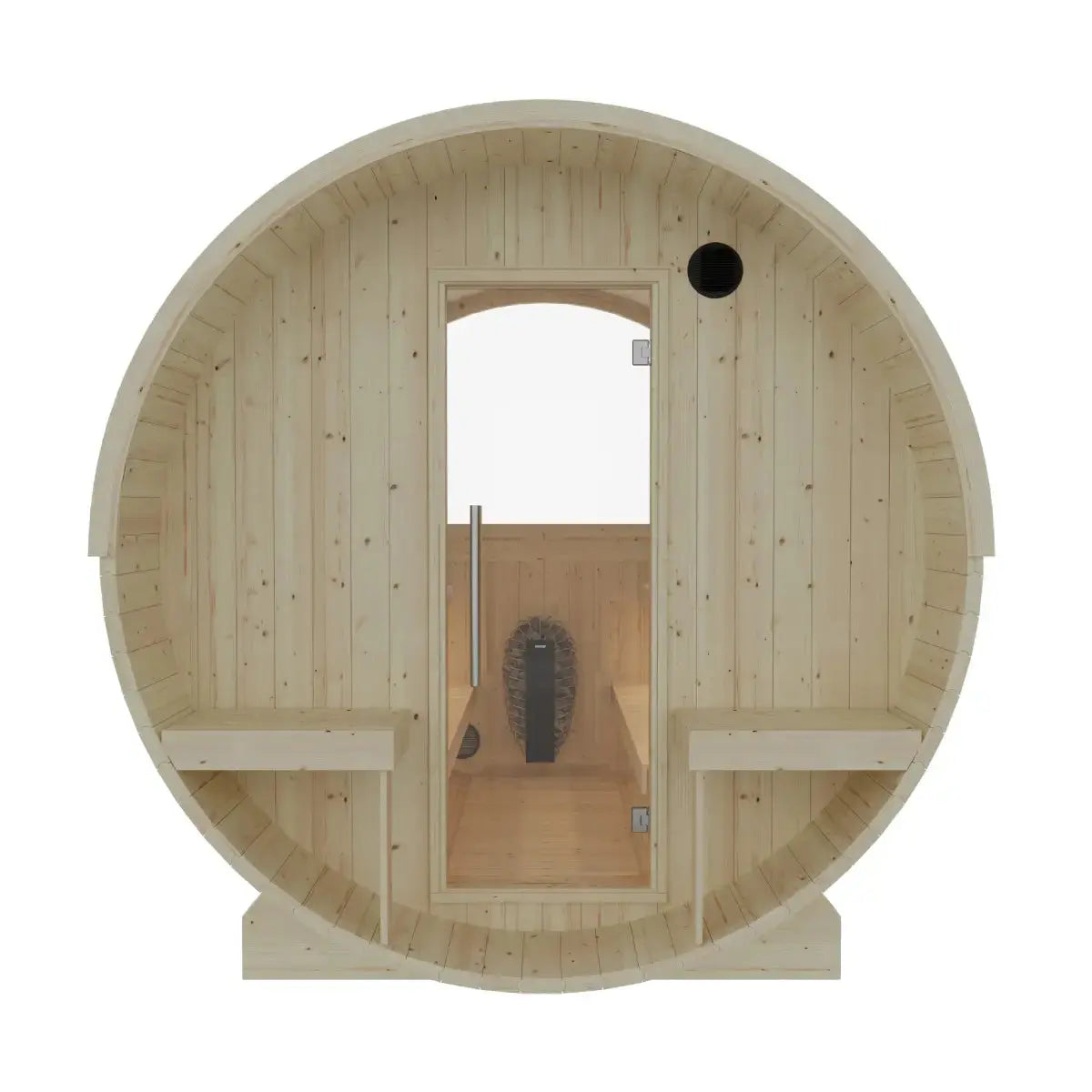 Turku Finnish Barrel Sauna with Terrace and WiFi Heater - Finnish Sauna Builders Finnish Sauna Builders