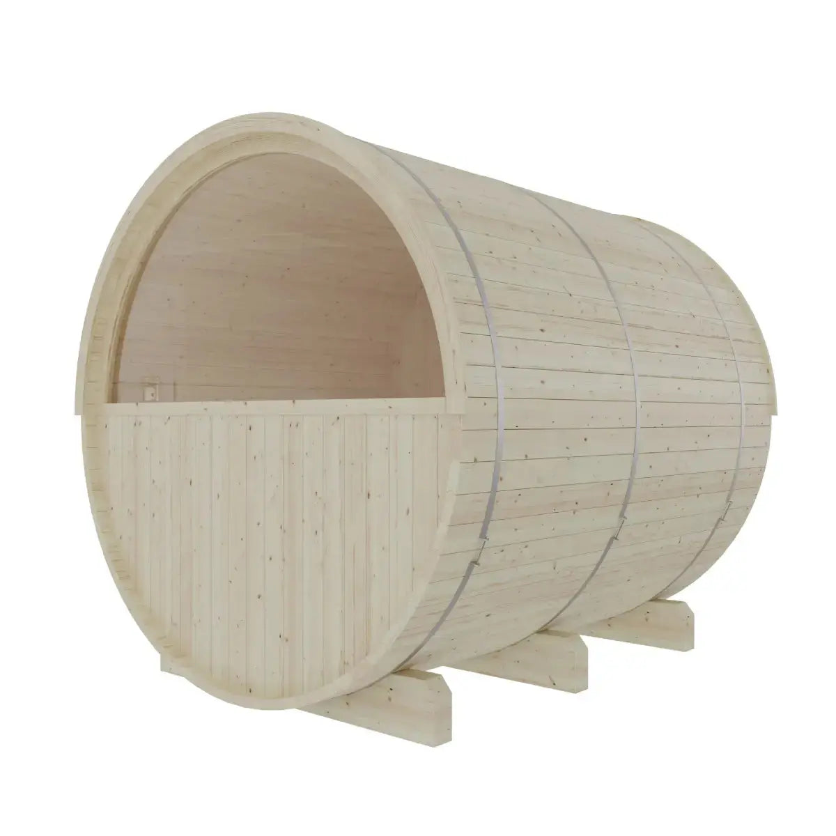 Turku Finnish Barrel Sauna with Terrace and WiFi Heater - Finnish Sauna Builders Finnish Sauna Builders