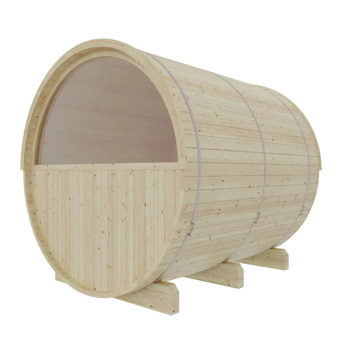Vassa Finnish Barrel Sauna with WiFi Heater - Finnish Sauna Builders Finnish Sauna Builders