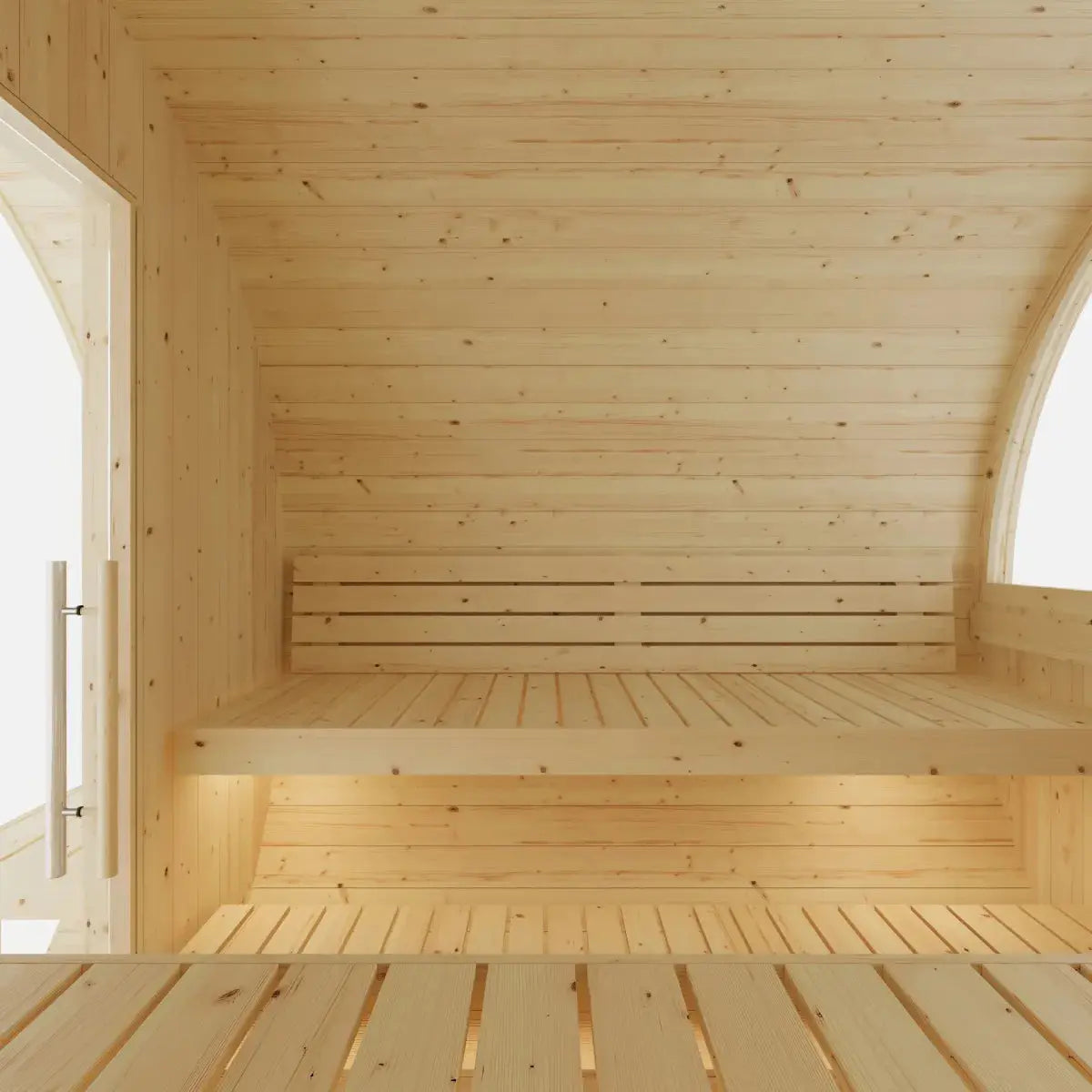Vassa Finnish Barrel Sauna with WiFi Heater - Finnish Sauna Builders Finnish Sauna Builders
