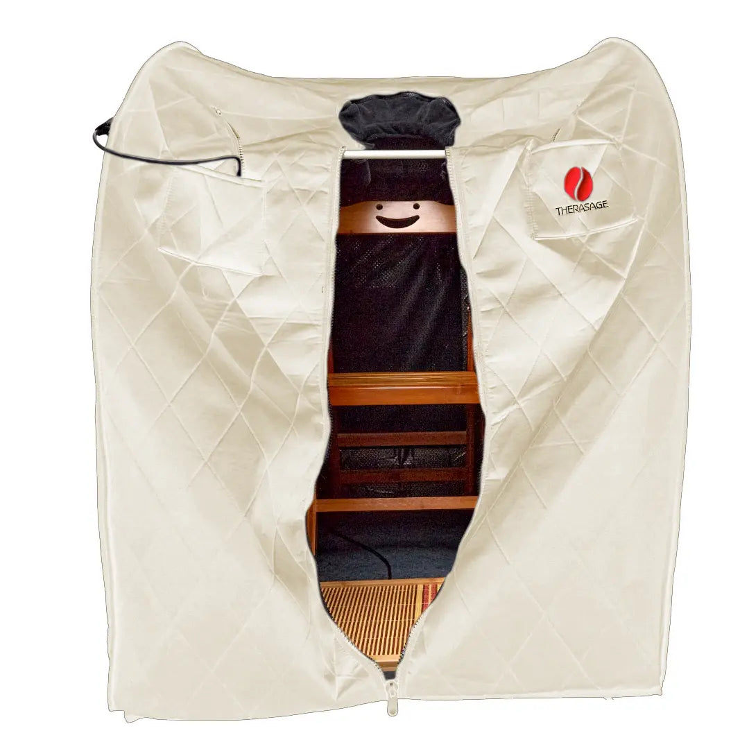 Thera360 Plus Portable Infrared Sauna – White Therasage